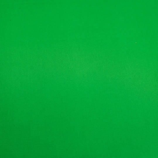 SINGER Christmas Solid Green Cotton Fabric